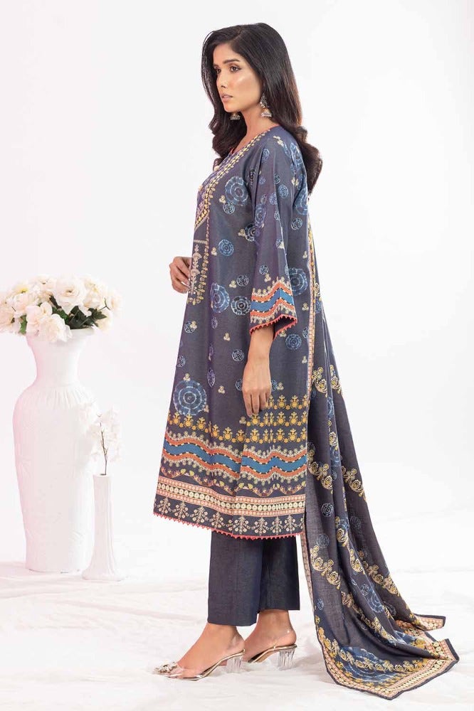 Gul Ahmed 3 Piece Printed Chambray Unstitched Suit WNS-32213 A