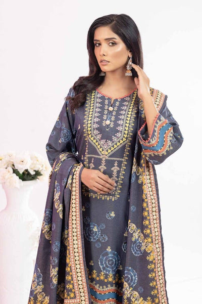 Gul Ahmed 3PC Printed Chambray Stitched Suit WNS-32213 A