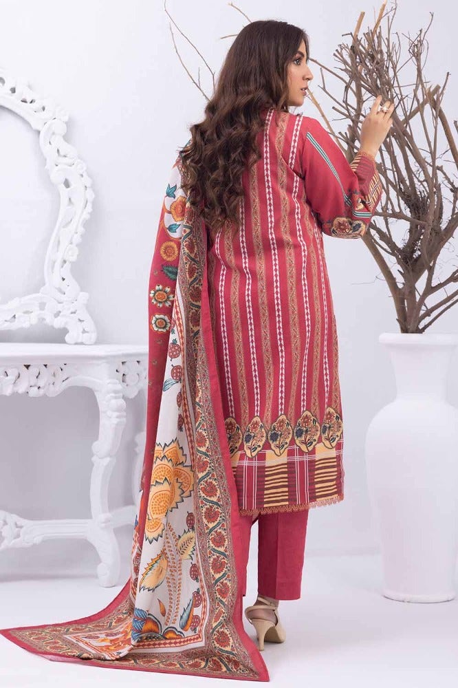 Gul Ahmed 3PC Printed Karandi Stitched Suit WNS-32238 A