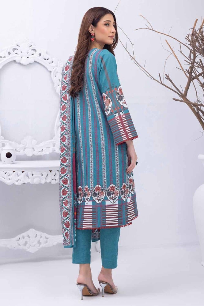 Gul Ahmed 3PC Printed Karandi Stitched Suit WNS-32238 B