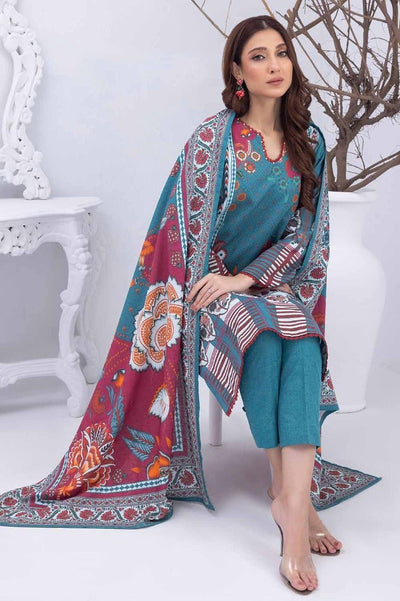 Gul Ahmed 3PC Printed Karandi Stitched Suit WNS-32238 B