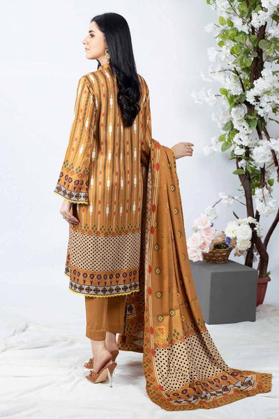 Gul Ahmed 3PC Printed Cotail Unstitched Suit WNS-32248 B