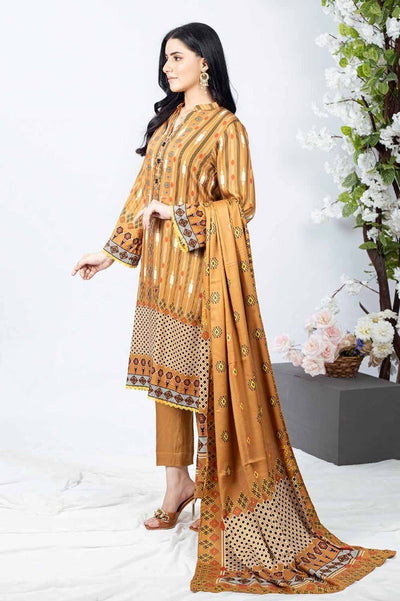 Gul Ahmed 3PC Printed Cotail Unstitched Suit WNS-32248 B