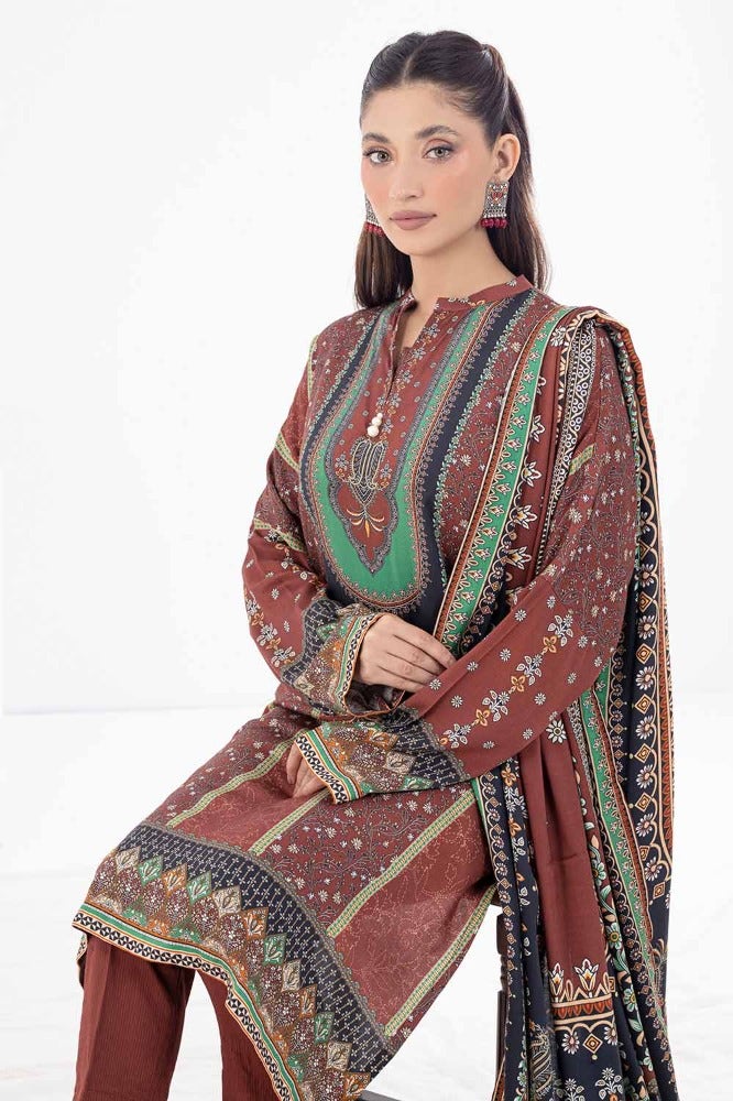 Gul Ahmed 3PC Printed Cotail Unstitched Suit WNS-32249 A