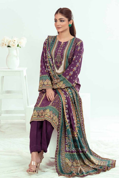 Gul Ahmed 3PC Printed Cotail Stitched Suit WNS-32249 B