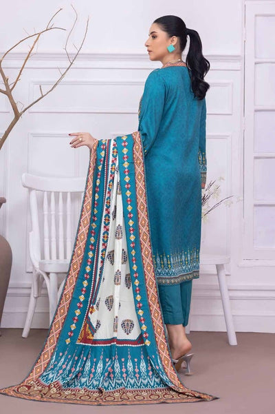 Gul Ahmed 3PC Printed Cotail Unstitched Suit with Printed Cotail Dupatta WNS-32251 A