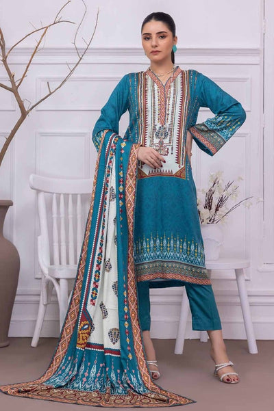 Gul Ahmed 3PC Printed Cotail Unstitched Suit with Printed Cotail Dupatta WNS-32251 A