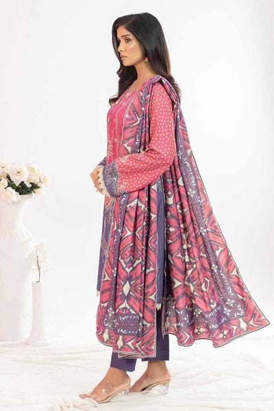 Gul Ahmed 3 Piece Printed Chambray Unstitched Suit WNS-32270 A