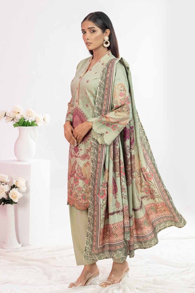 Gul Ahmed 3 Piece Printed Chambray Unstitched Suit WNS-32281 A