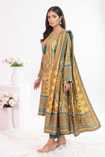 Gul Ahmed 3 Piece Printed Chambray Unstitched Suit WNS-32295 A