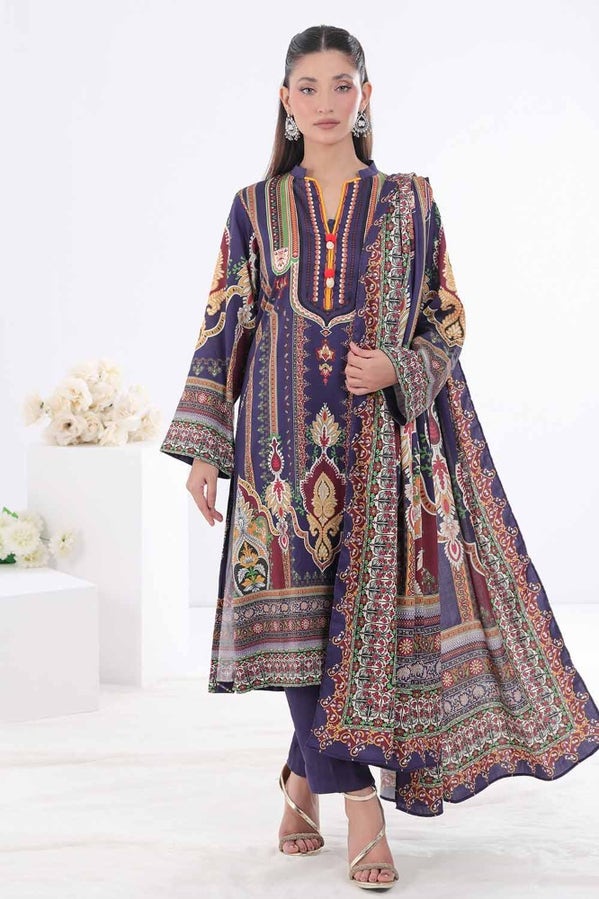 Gul Ahmed 3PC Printed Cotail Stitched Suit WNS-32297 A