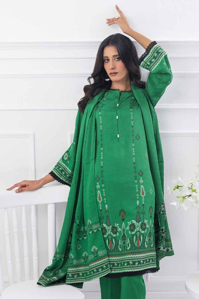 Gul Ahmed 3PC Printed Linen Jacquard Stitched Suit WNS-32315 A