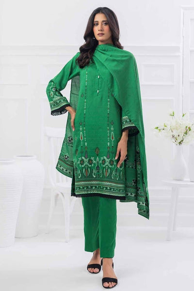 Gul Ahmed 3PC Printed Linen Jacquard Stitched Suit WNS-32315 A