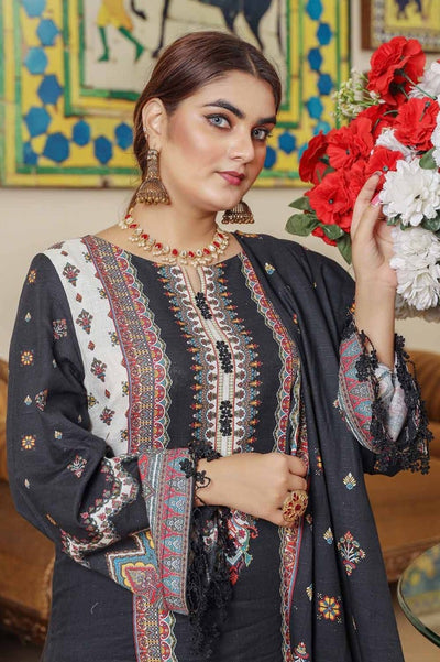 Gul Ahmed 3 Piece Printed Khaddar Unstitched Suit WNS-32356