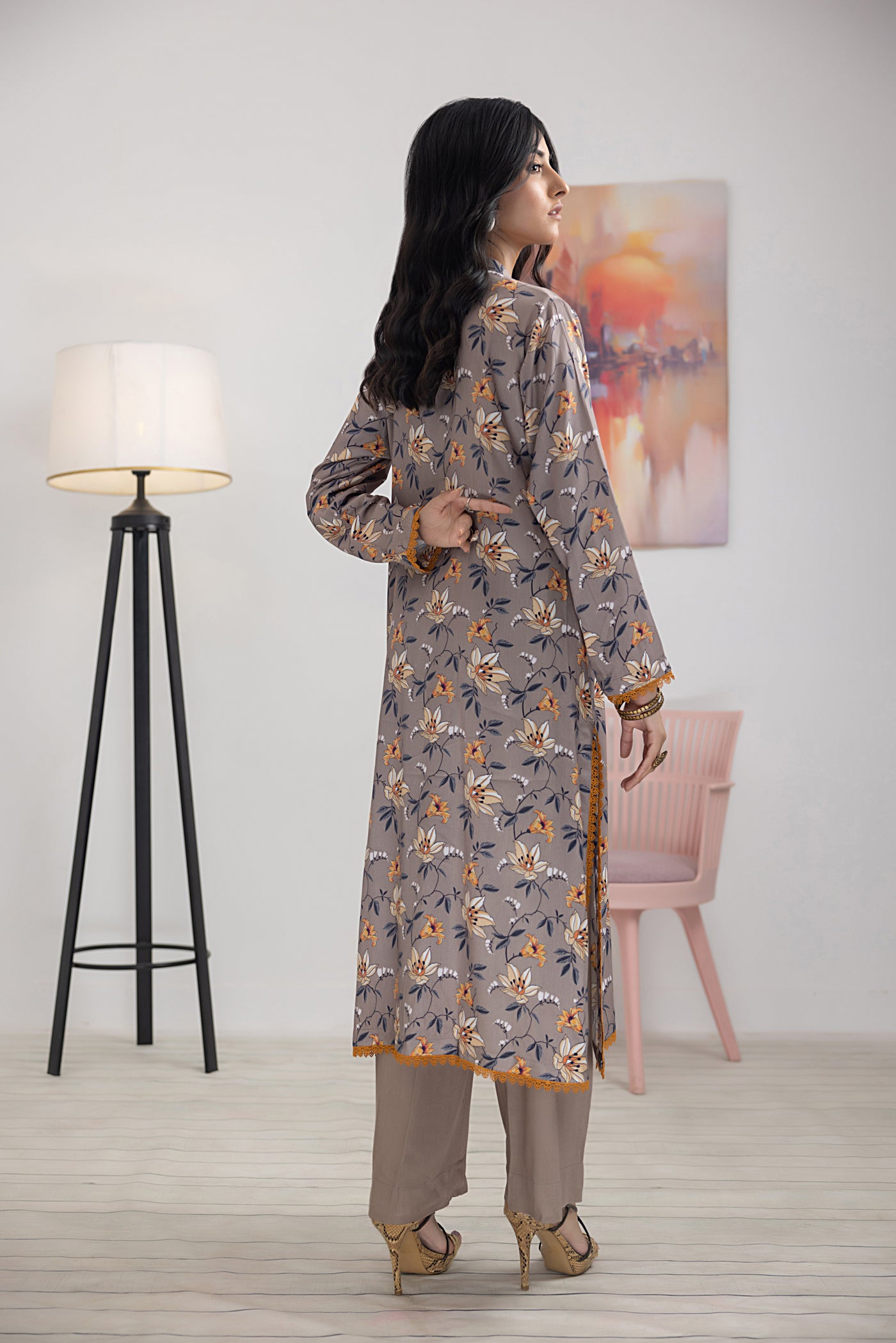 Gul Ahmed 1 Piece Unstitched Printed Cotail Shirt WNSS-32001