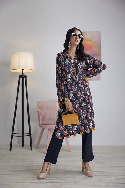 Gul Ahmed 1 Piece Unstitched Printed Cotail Shirt WNSS-32003