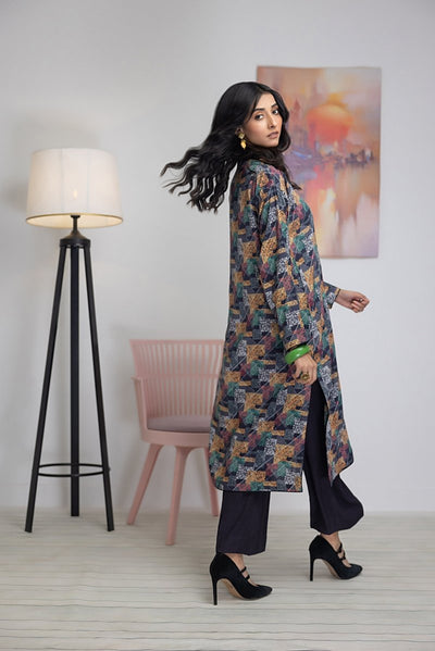 Gul Ahmed 1 Piece Unstitched Printed Linen Shirt WNSS-32005