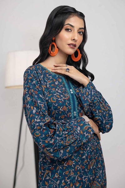 Gul Ahmed 1 Piece Printed Dhanak Unstitched Shirt WNSS-32008