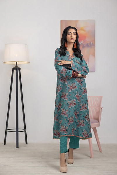 Gul Ahmed 1 Piece Unstitched Printed Dhanak Shirt WNSS-32010