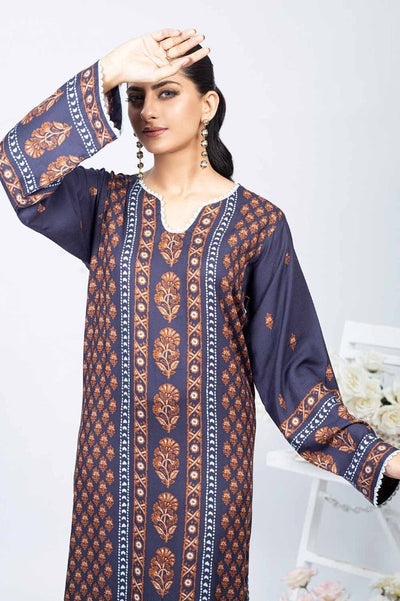 Gul Ahmed 1PC Printed Twill Linen Unstitched Shirt WNSS-32011