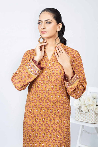 Gul Ahmed 1PC Printed Linen Unstitched Shirt WNSS-32012