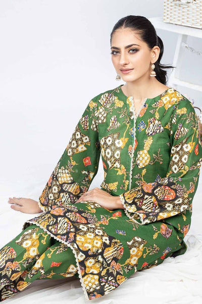 Gul Ahmed 1PC Printed Khaddar Unstitched Shirt WNSS-32014