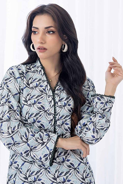 Gul Ahmed 1 Piece Printed Twill Linen Unstitched Shirt WNSS-32019