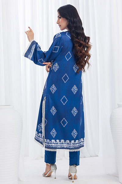 Gul Ahmed 1 Piece Unstitched Printed Twill Linen Shirt WNSS-32023