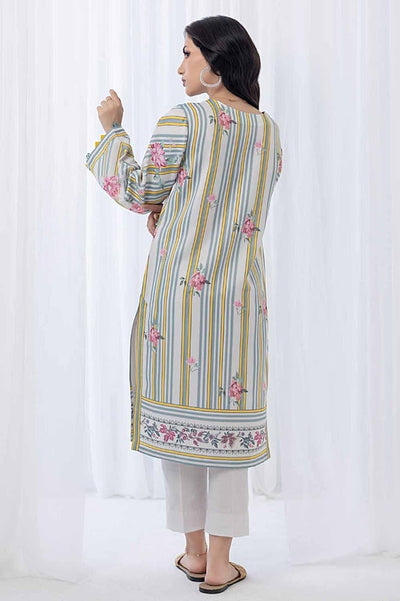 Gul Ahmed 1 Piece Printed Twill Linen Unstitched Shirt WNSS-32024