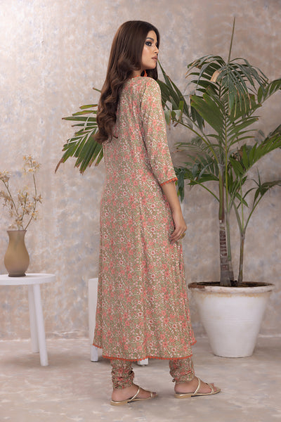 Gul Ahmed 2PC Unstitched Printed Linen Shirt Printed Linen Trouser WNST-32055