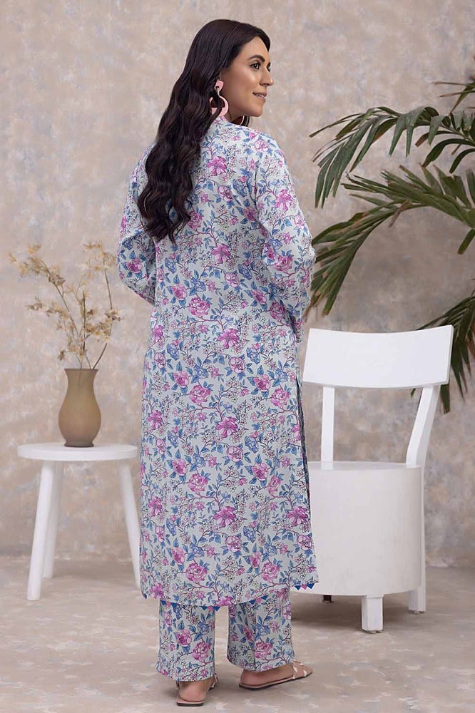 Gul Ahmed 2 Piece Linen Unstitched Suit WNST-32060