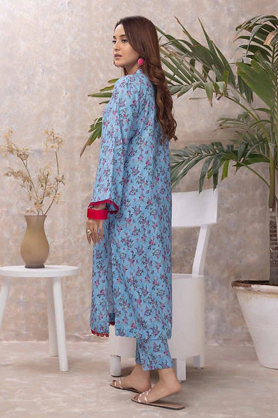 Gul Ahmed 2 Piece Printed Karandi Unstitched Suit WNST-32066