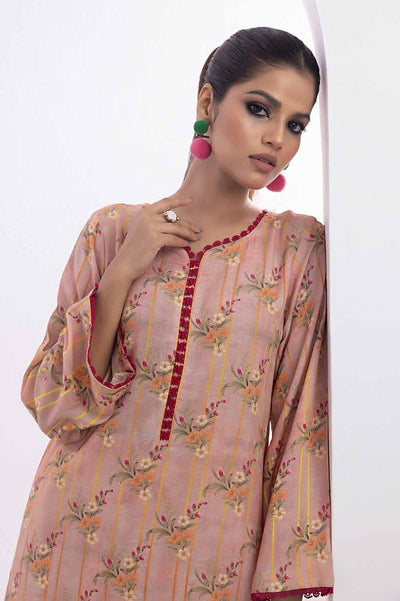 Gul Ahmed 2 Piece Printed Karandi Unstitched Suit WNST-32067