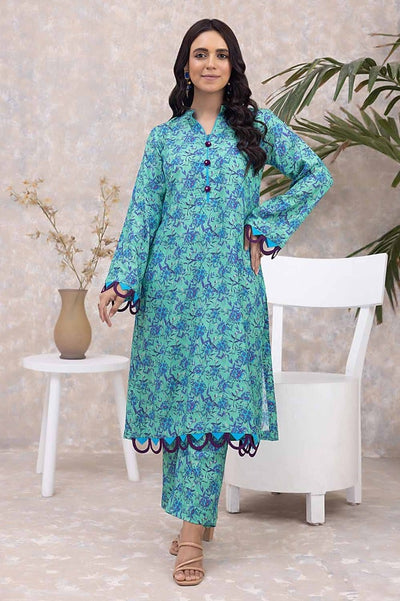 Gul Ahmed 2 Piece Printed Karandi Unstitched Suit WNST-32069