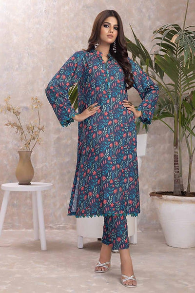 Gul Ahmed 2 Piece Printed Karandi Unstitched Suit WNST-32070