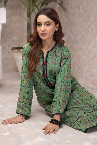 Gul Ahmed 2 Piece Printed Dhanak Unstitched Suit WNST-32077