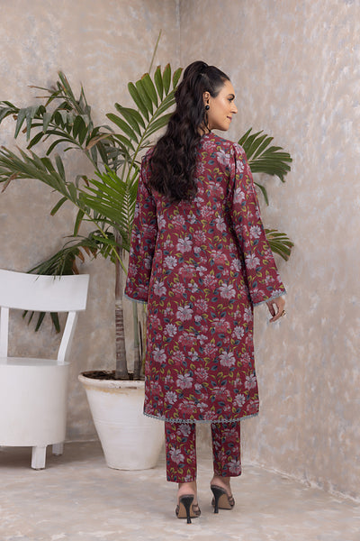 Gul Ahmed 2PC Unstitched Printed Dhanak Shirt Printed Dhanak Trouser WNST-32080