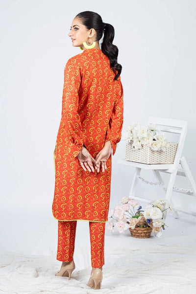 Gul Ahmed 2PC Printed Linen Unstitched Shirt with Printed Linen Trouser WNST-32089