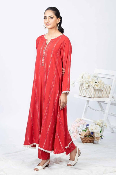 Gul Ahmed 2PC Printed Linen Unstitched Shirt with Printed Linen Trouser WNST-32090
