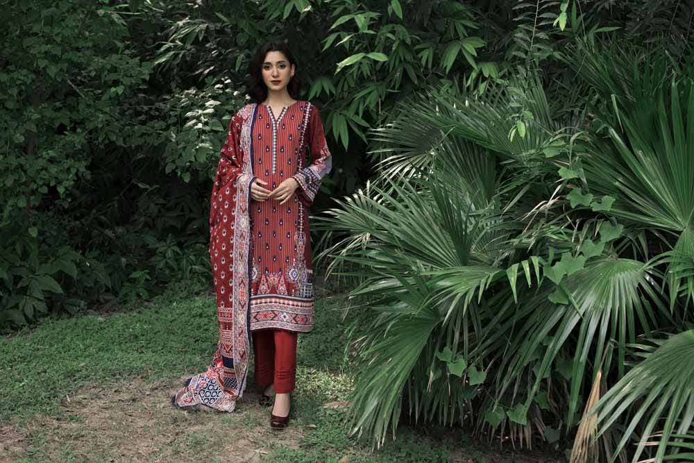 Gul Ahmed 3PC Stitched Khaddar Suit WR-22028