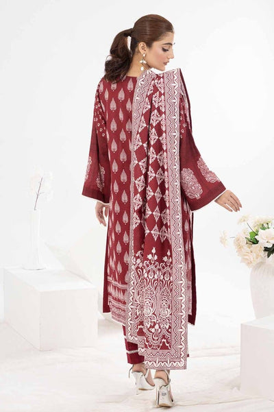 Gul Ahmed 3PC Printed Khaddar Unstitched Suit WR-32003