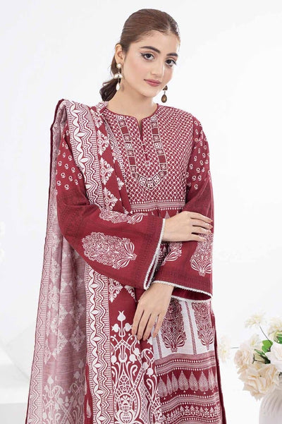 Gul Ahmed 3PC Printed Khaddar Unstitched Suit WR-32003