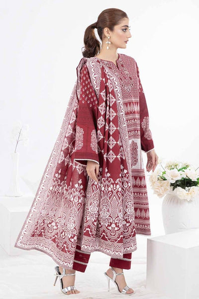 Gul Ahmed 3PC Printed Khaddar Unstitched Suit WR-32003