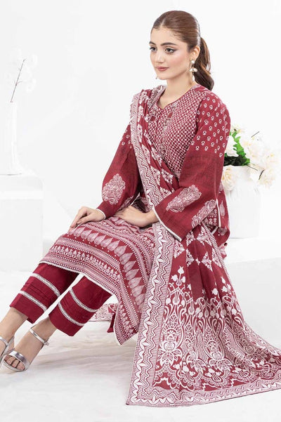 Gul Ahmed 3PC Printed Khaddar Unstitched Suit WR-32003