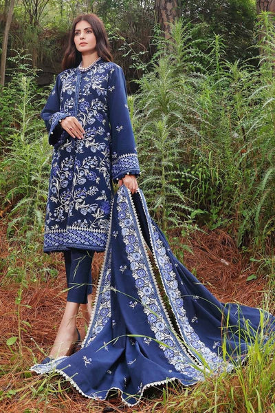 Gul Ahmed 3PC Embroidered Yarn Dyed Unstitched Suit YD-32007