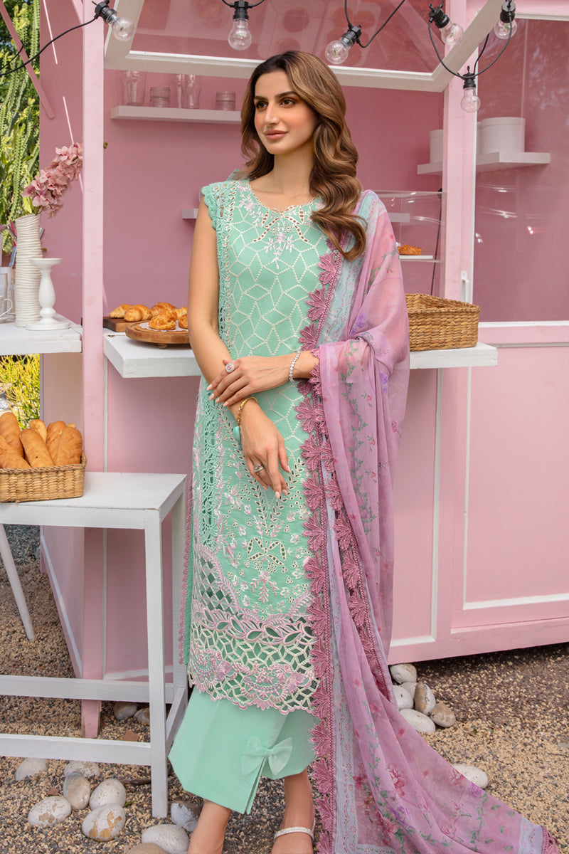 Rang Rasiya 3 Piece Unstitched Embroidered Festive Lawn Suit - ZOEY