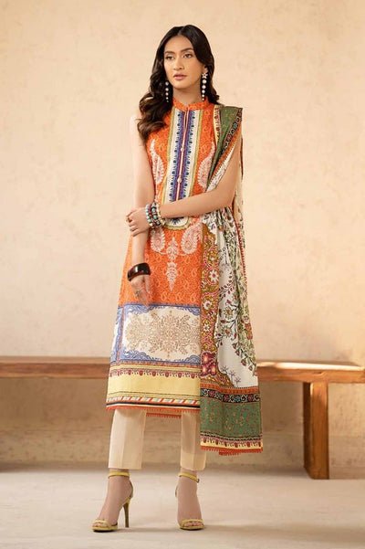 Gul Ahmed 3PC Printed Embroidered Lawn Unstitched Suit CL-42092