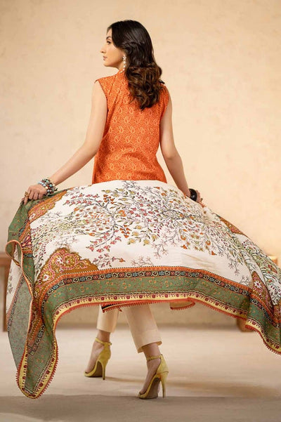Gul Ahmed 3PC Printed Embroidered Lawn Unstitched Suit CL-42092