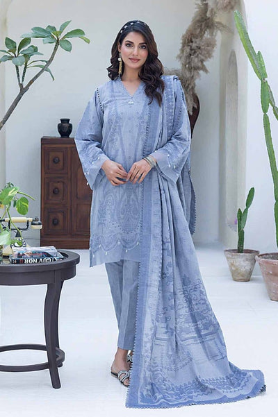 Gul Ahmed 3PC Chambray Jacquard Unstitched Suit MJ-42032