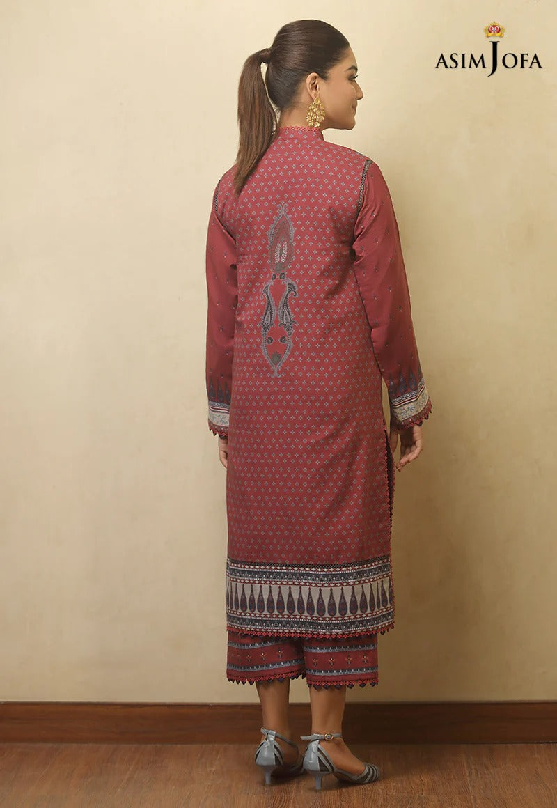 Asim Jofa 2 Piece Stitched Cambric Suit - AJJD-20